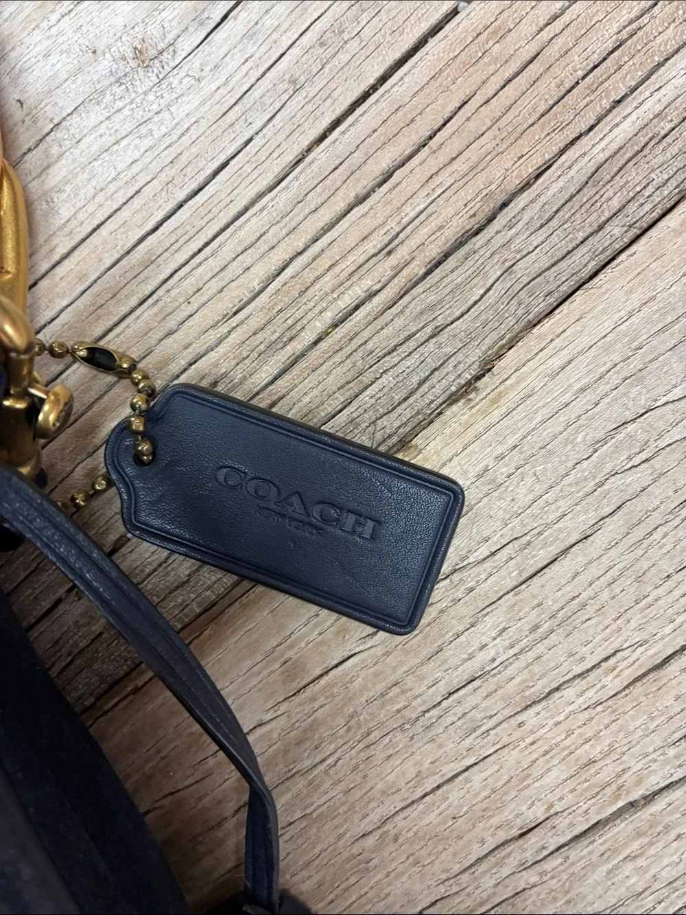 Authentic Coach Dreamer Shoulder Bag in Midnight Navy 54070